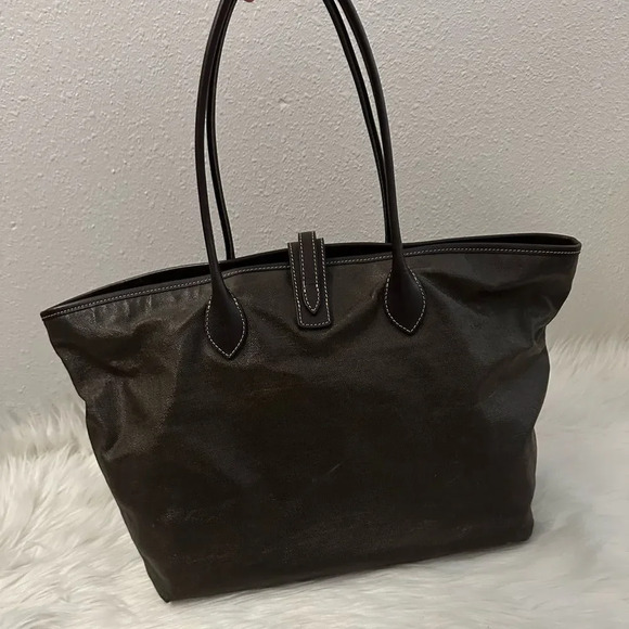 VINTAGE Dooney And Bourke brown Medium Tote. - Picture 2 of 7